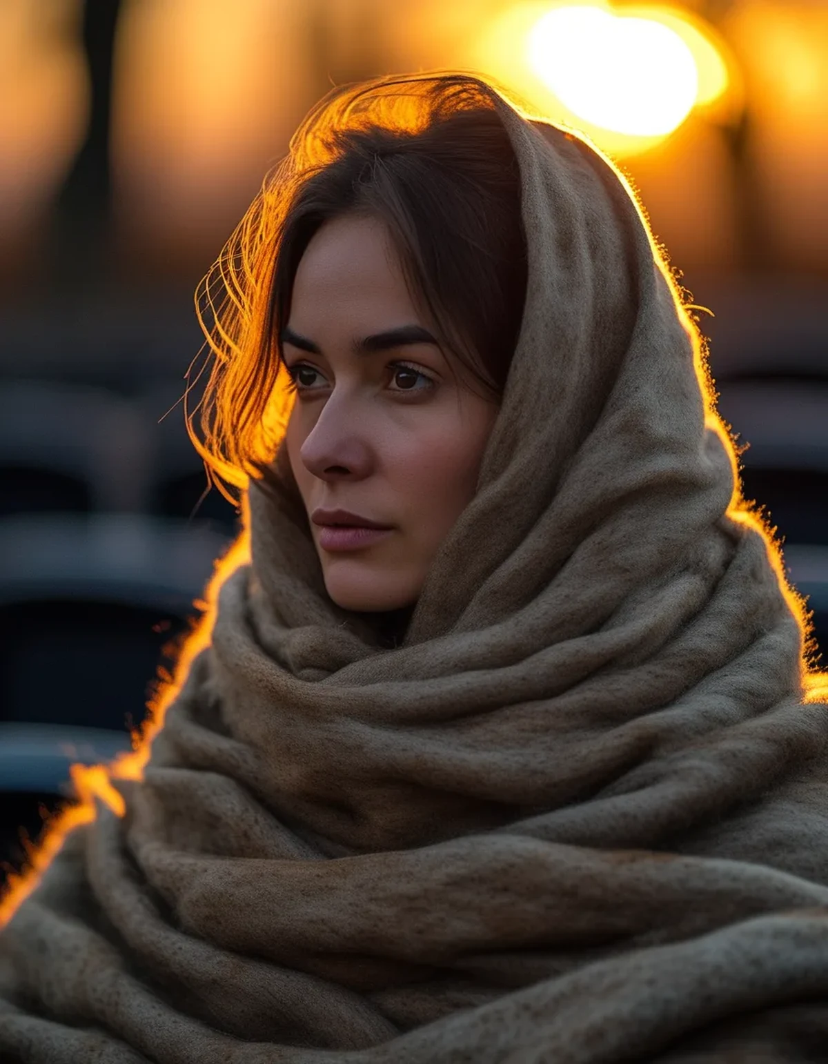 The Blanket Scarf Trick That Solves Every Movie Theater Temperature Problem