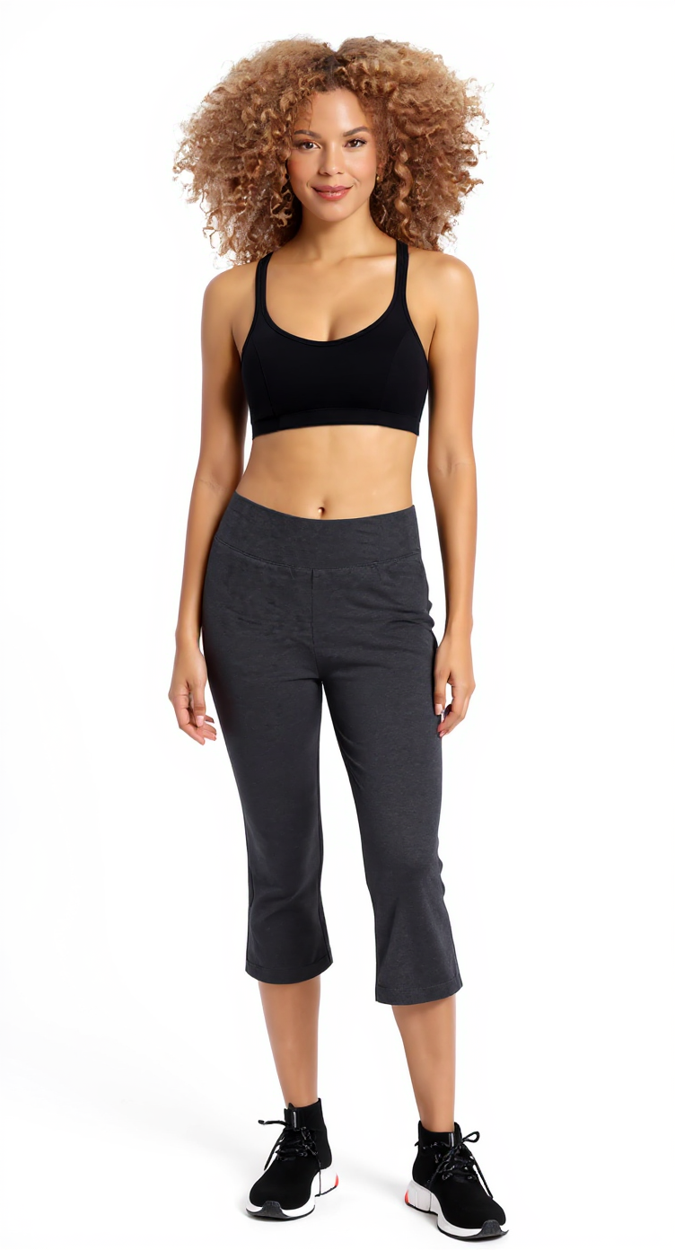 High-Waist Leggings in Rosecoral — The Movie Night Edit style look